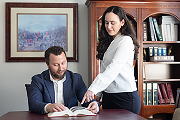 Noah Kores and Senaj Mersim Book Scene